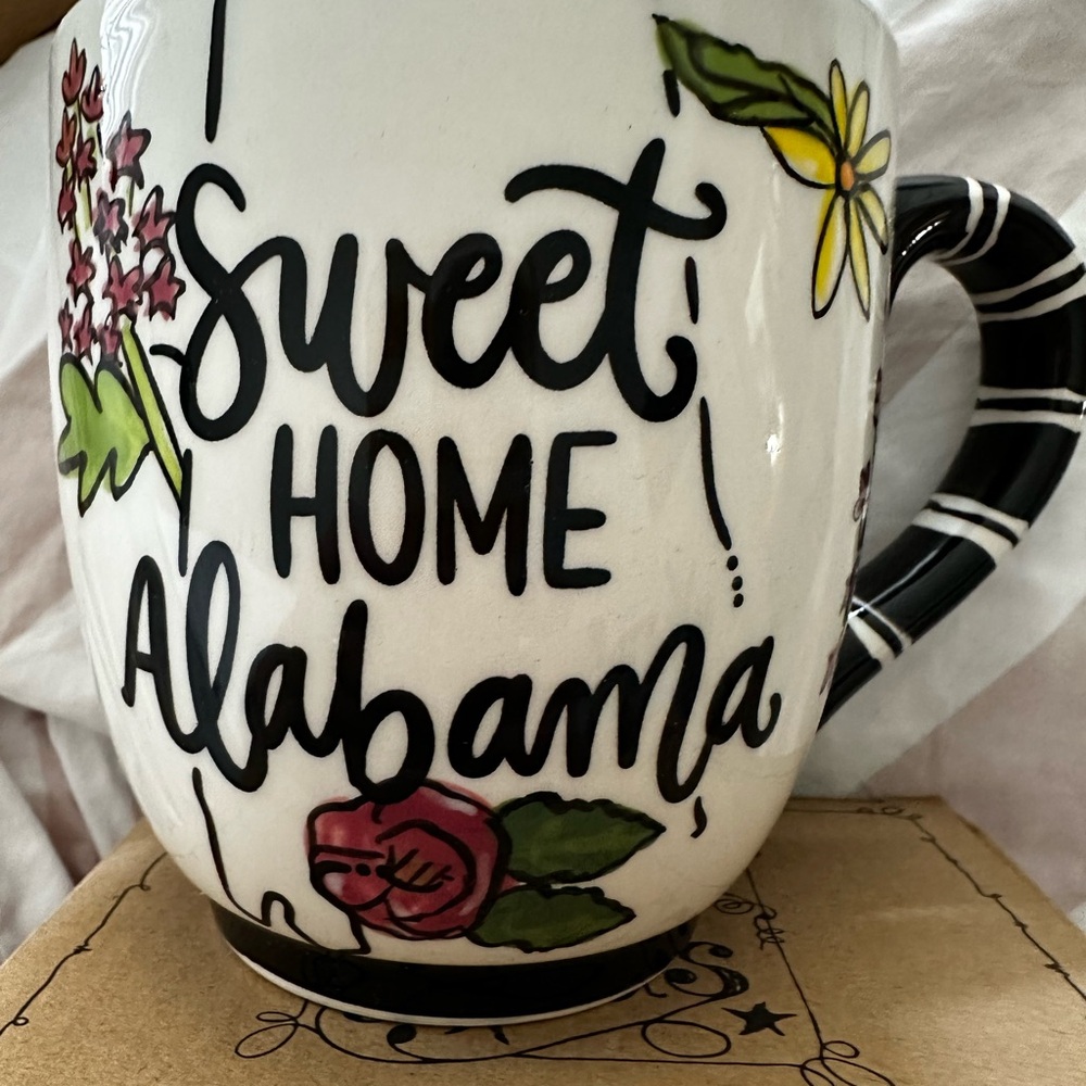 Glory Haus Sweet Home Alabama Floral Mug new in box - Picture 2 of 9